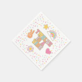 Patch Preppy Twelve is een vibe 12e verjaardag Servet (Hoek)