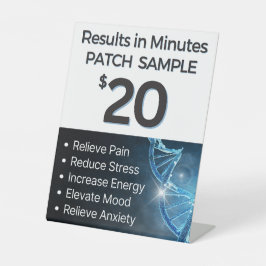 Patch Sample - $20 voetstuk teken Reclamebord Met Voetstuk