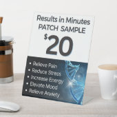 Patch Sample - $20 voetstuk teken Reclamebord Met Voetstuk (Insitu)