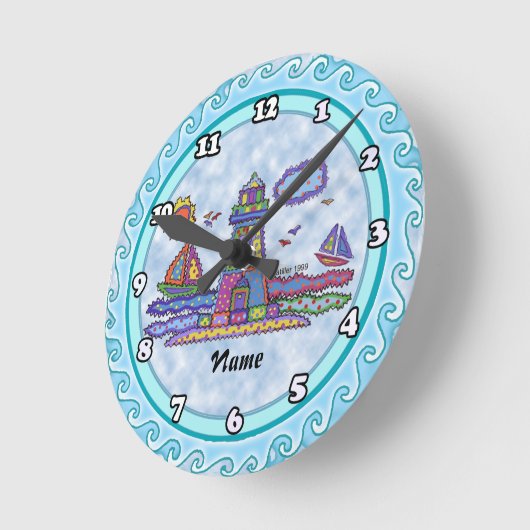 Patch vuurtoren ronde klok (Hoek)