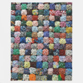 PATCH WORK QUILT (gesimuleerde) fleece dekens (Voorkant)