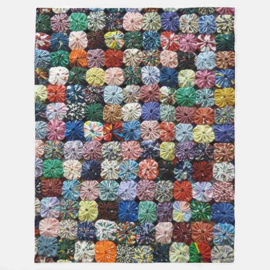 PATCH WORK QUILT (gesimuleerde) fleece dekens (Voorkant)