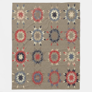 PATCH WORK QUILT (Simular) Vluchtdeklagers Fleece Deken