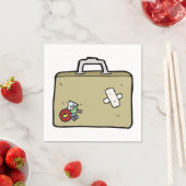 Patched Luggage Paper Napkins Servet (Insitu)