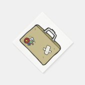 Patched Luggage Paper Napkins Servet (Hoek)