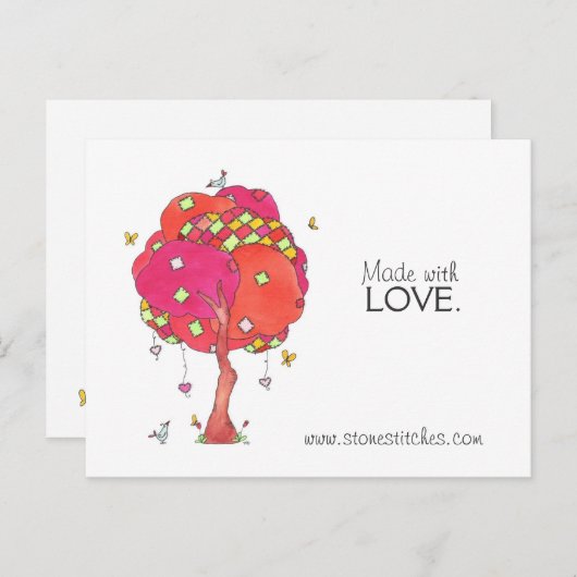 Patches, Adverteren Kaart (Voorkant / Achterkant)