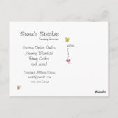 Patches, Adverteren Kaart (Achterkant)