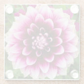 Patches Dahlia Glazen Onderzetter (Achterkant)