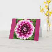 Patches Dahlia Kaart (Gele Bloem)