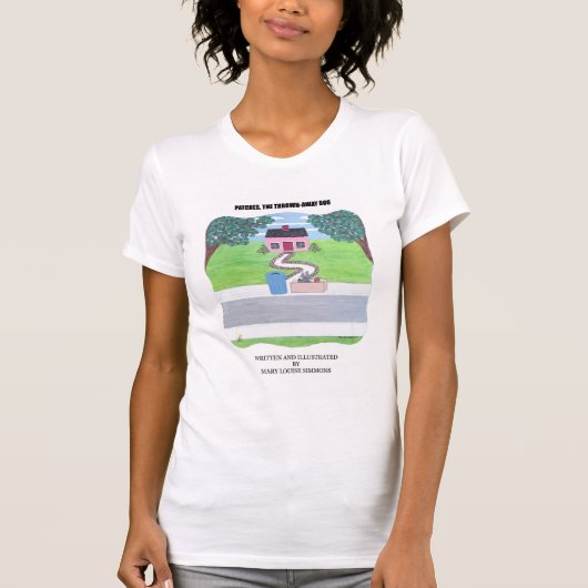 PATCHES, DE THROWN-AWAY DOG T-SHIRT (Voorkant)