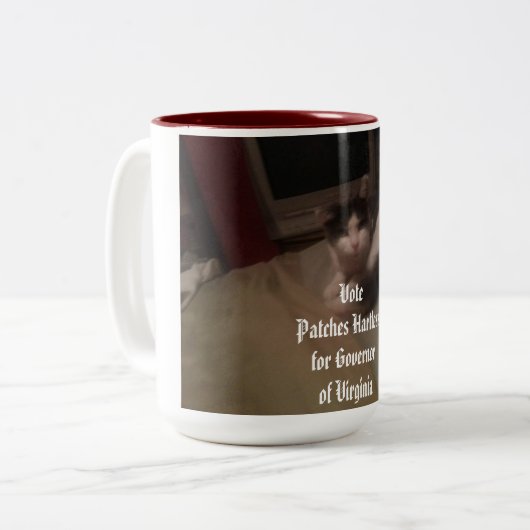 Patches Hartless campagne mok (Voorkant links)