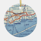 Patchogue  map keramisch ornament (Voorkant)
