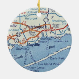 Patchogue  map keramisch ornament