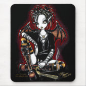 Patchouli Dark Faery Incense Fantasy Mousepad Muismat (Voorkant)