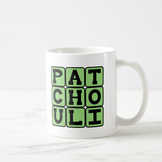 Patchouli, Hippie Oil Koffiemok (Rechts)