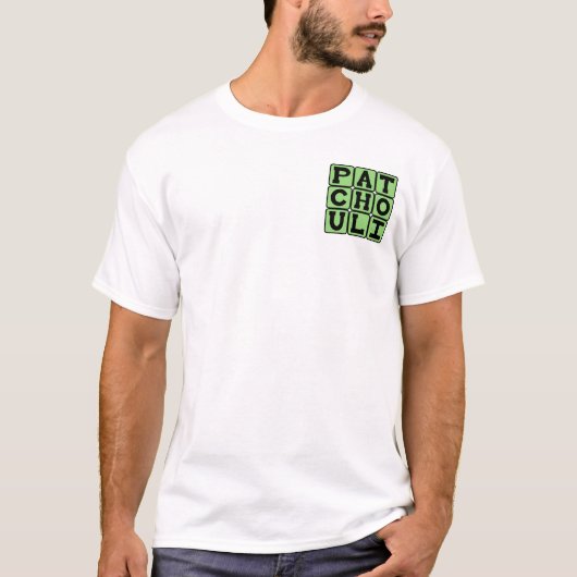 Patchouli, Hippie Oil T-shirt (Voorkant)
