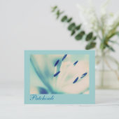 Patchouli Lily Briefkaart Floral Digital Art (Staand voorkant)