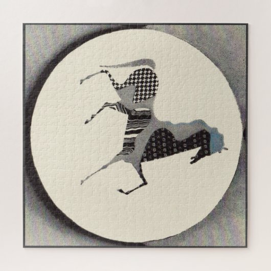 patchpaardendruk legpuzzel (Horizontaal)