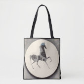 patchpaardendruk tote bag (Voorkant)