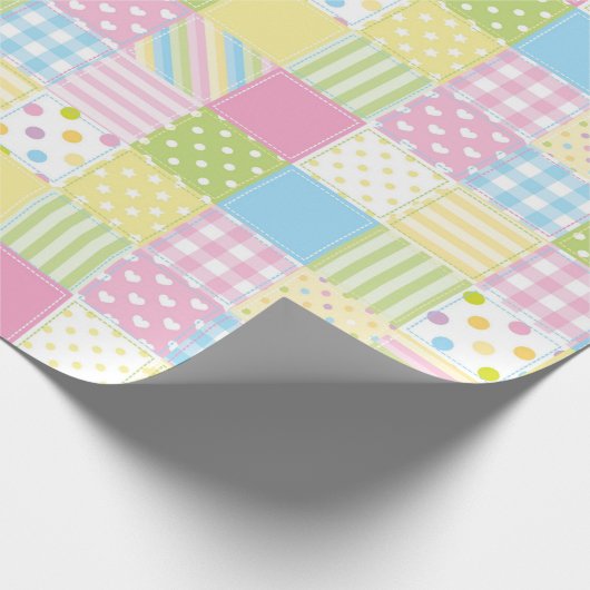 Patchwerkpatronen voor pasta's cadeaupapier (Hoek)