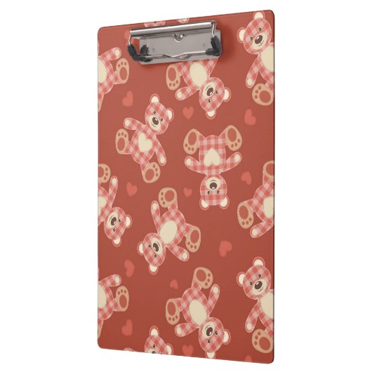 Patchwerkpatroon beer klembord (Links)