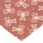 Patchwerkpatroon beer korte tafelloper (Hoek)