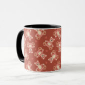 Patchwerkpatroon beer mok (Voorkant links)