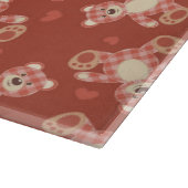 Patchwerkpatroon beer snijplank (Hoek)