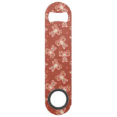 Patchwerkpatroon beer speed flessenopener (Voorkant)