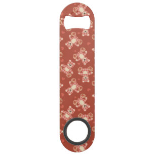 Patchwerkpatroon beer speed flessenopener