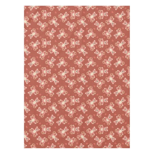 Patchwerkpatroon beer tafelkleed (Voorkant)