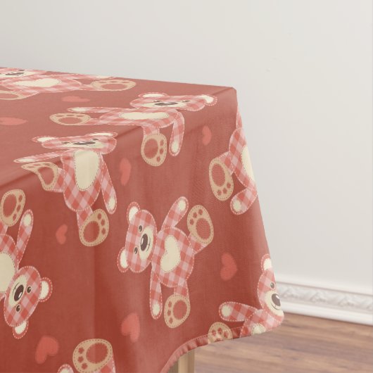 Patchwerkpatroon beer tafelkleed (Voorbeeld)