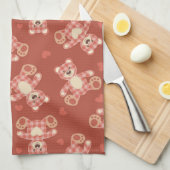 Patchwerkpatroon beer theedoek (Quarter Fold)