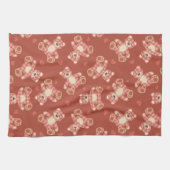 Patchwerkpatroon beer theedoek (Horizontaal)