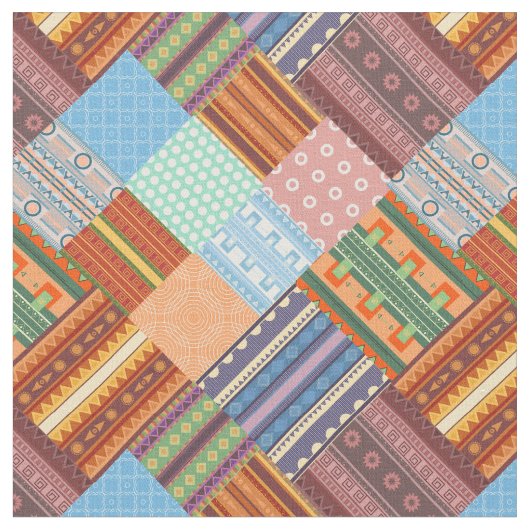 Patchwerkpatroon van de luie stam stof (Close Up)