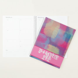 Patchwork Abstract met naam Notitieboek