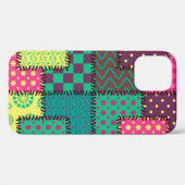 patchwork-achtergrond met verschillende patronen Case-Mate iPhone case (Achterkant (horizontaal))