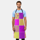 patchwork achtergrond met verschillende patronen k schort (Gedragen)