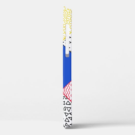 Patchwork achtergrond: vogels, stippen. Case-Mate iPhone case (Achterkant / Links)