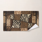 Patchwork Afrikaans dierenpatroon – vet en culture Bad Handdoek (Handdoek)