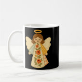 Patchwork Angel Cozy Christmas &amp; Christian Des Koffiemok (Links)