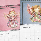 Patchwork Angel Fairy Kalender