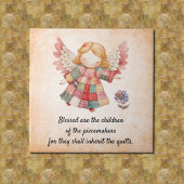 Patchwork Angel Fairy Keramische Tegel Tegeltje