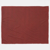 Patchwork Angola Vlag patroon Fleece Deken (Voorkant (Horizontaal))