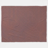 Patchwork Antigua en Barbuda Vlag Patroon Fleece Deken (Voorkant (Horizontaal))