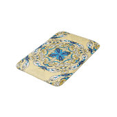 Patchwork Arabische Bloemen Textuur Badmat (Gekanteld)