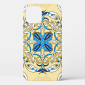 Patchwork Arabische Bloemen  Textuur Case-Mate iPhone Case (Achterkant)