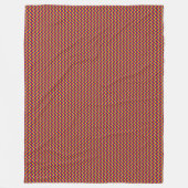 Patchwork Armenië Vlag Patroon Fleece Deken (Voorkant)