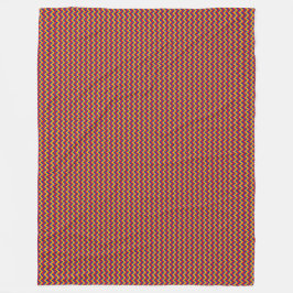 Patchwork Armenië Vlag Patroon Fleece Deken