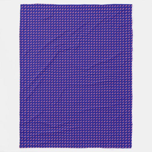 Patchwork Australië Vlag Patroon Fleece Deken (Voorkant)